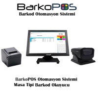 BARKOPOS PLUS OTOMASYON PAKETİ (DOKUNMATİK PC,PROGRAM, MASA OKUYUCU VE YAZICI) - 1